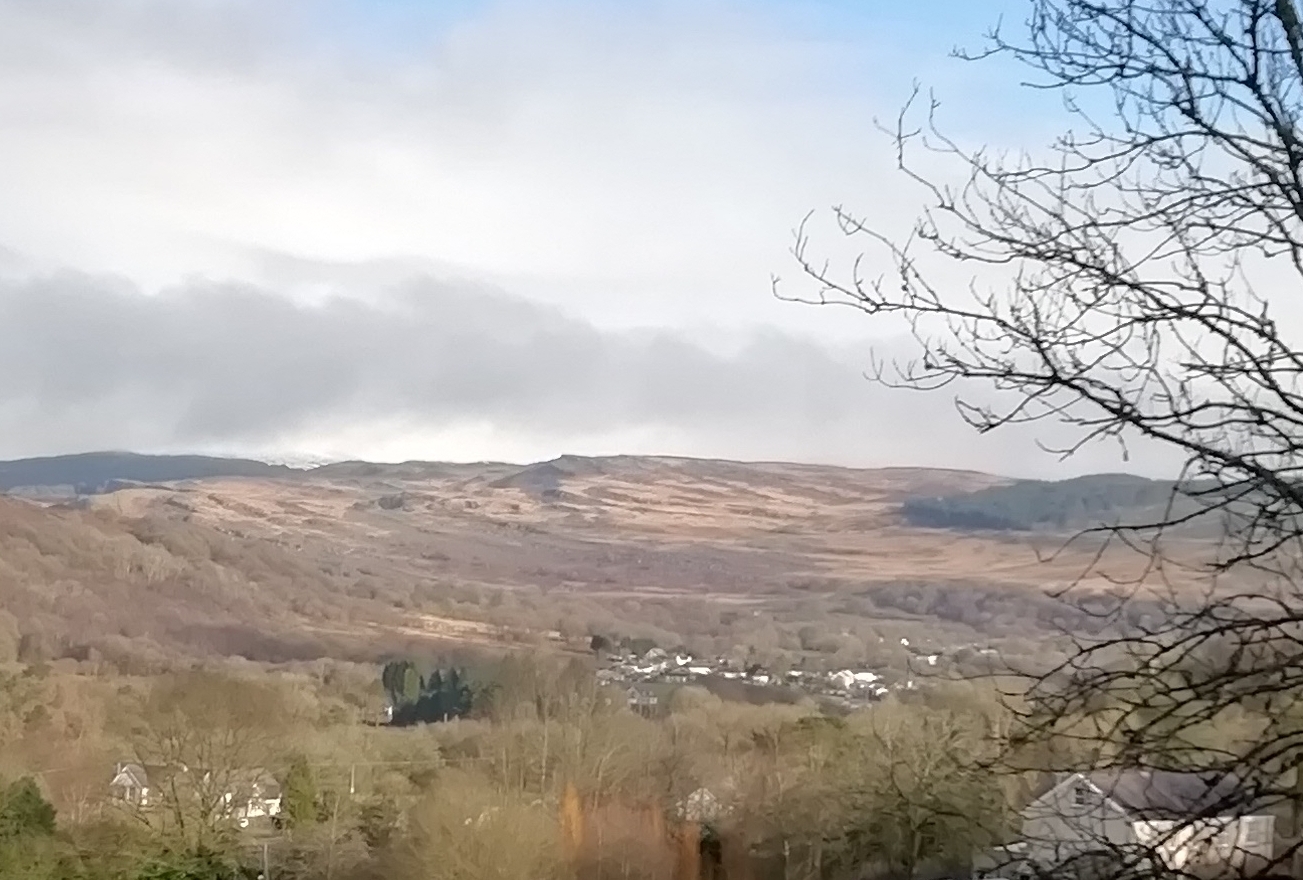 Ynyswen seen looking up the valley