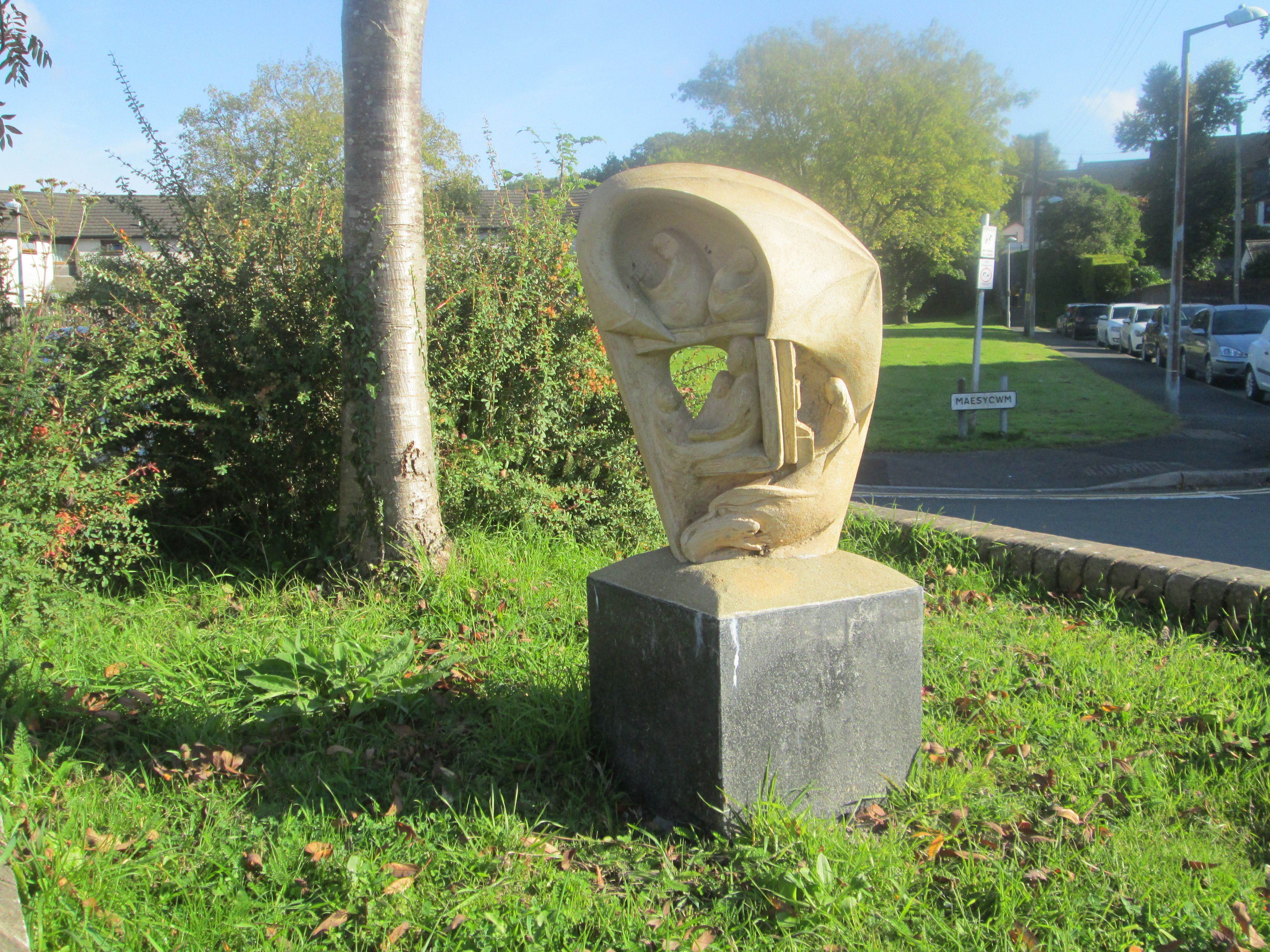 Library Carving, Ystradgynlais